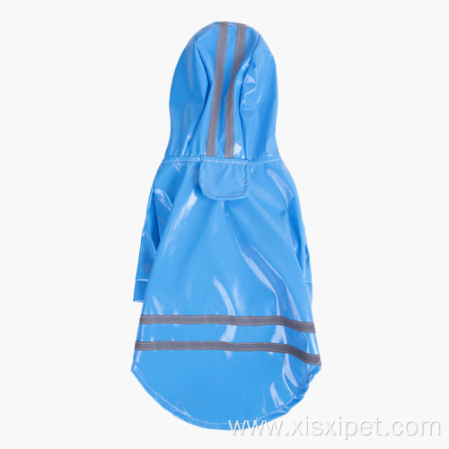 Summer Outdoor Pet Rain Coat Waterproof PU Raincoat